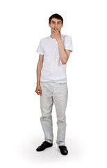 Fototapeta premium man in bright clothing