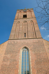 Fototapeta na wymiar Church tower in Holland