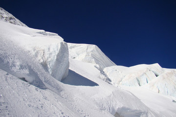 Les s&eacute;racs de la Barre des &Eacute;crins, Alpes