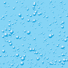 Fototapeta na wymiar Bubbles Seamless Pattern