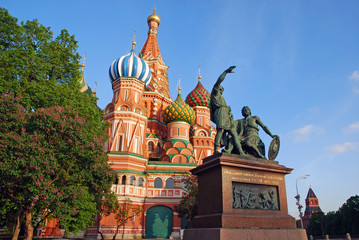 Fototapeta na wymiar St Wasyla Błogosławionego (Moskwa, Rosja)