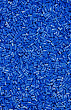 Kunststoff Farbgranulat Blau