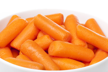 Fresh orange carrots