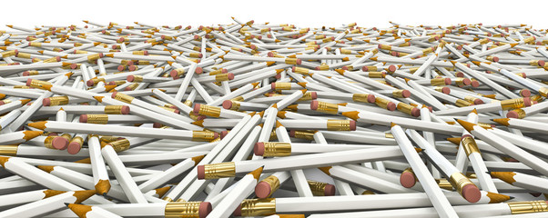 Plain of pencils