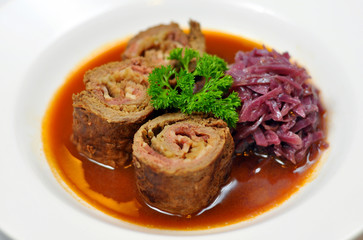 Western food - beef roll