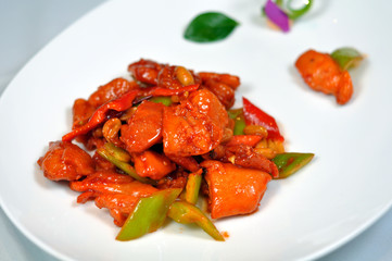 Chinese Food - Beef stir-fried vegetables