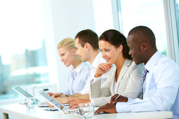 Fototapeta premium Working in group