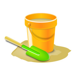 Icon Sandeimer mit Schaufel