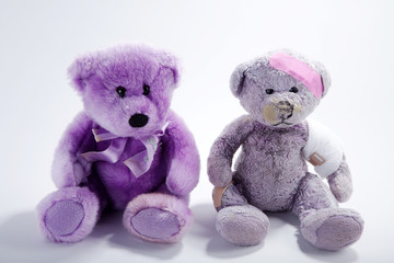 Teddybären Neu und Alt Vorher Nachher Vergleich