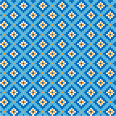National uzbek pattern, seamless - 33460163