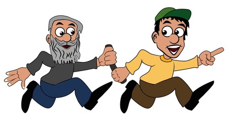 &Uuml;bergabe des Staffelstabes