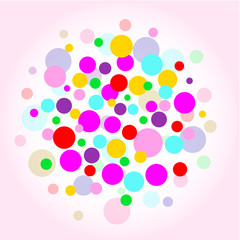 Abstract colorful vector background