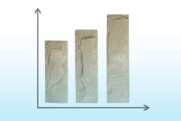 Graph made from stone