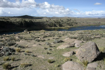 Chullpas inkas de sillustani,Peru
