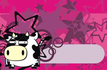 cow ball cartoon background8