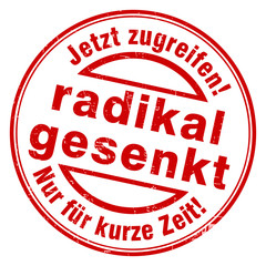 radikal gesenkt jetzt zugreifen nur für kurze zeit