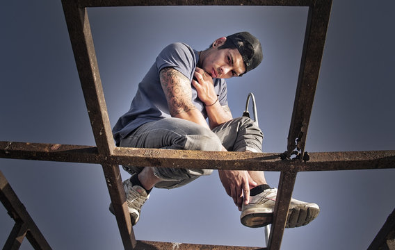 Retrato de rapero
