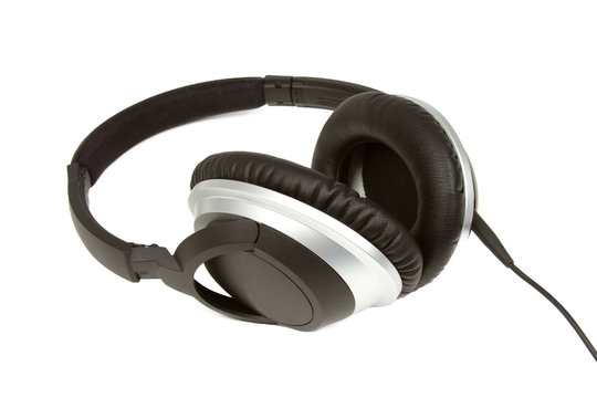 Headphones Isolated on a White Background