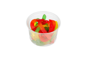 Gummy Worms from the Candy Aisle