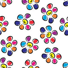 Seamless flower background