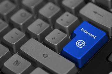 Taste Internet blau Tastatur 