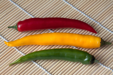 Three peppers