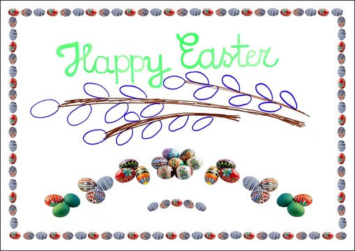 Easter post-card