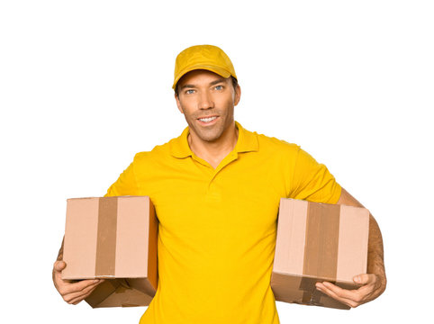 Paketdienst mit 2 Paketen