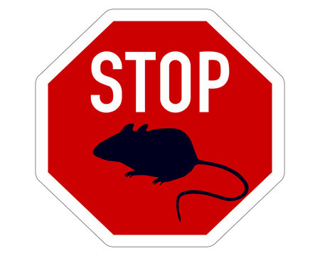 Stoppschild f&uuml;r M&auml;use