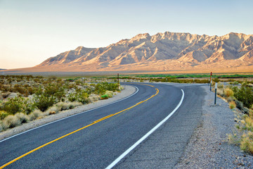 Landscape of Nevada state. USA
