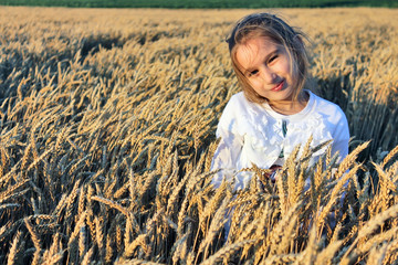 girl in the wheat field