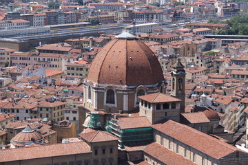 Fototapeta premium Panorama de la ville de Florence et le Duomo, Italie