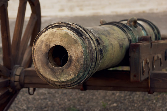Old bronze cannon