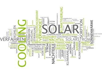 Fototapeta premium Solar Cooling