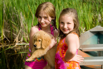 happy kids playing outside