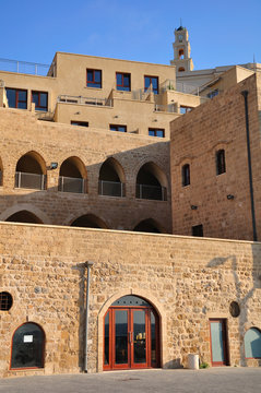 Residential quarter in old Jaffa. Israel.