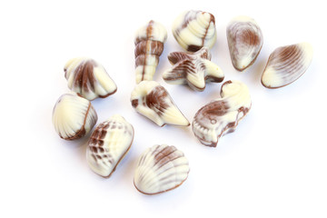 Chocolate seashells