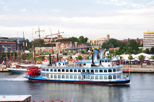 Raddampfer in der Kieler F&ouml;rde