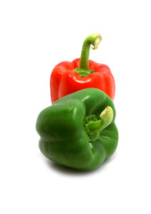 red and green peppers
