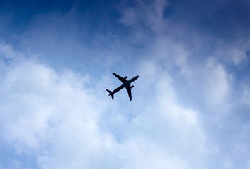 Airplane in the sky