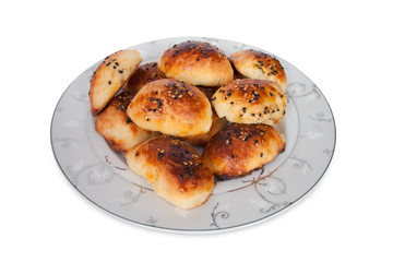 dough croissant bake pastry rolls in plate cook