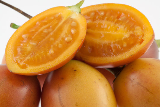tomate arbuste, tamarillo, tamarille, cyphomandra betacea