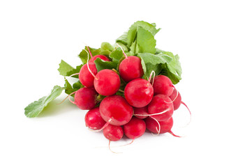 Red radishes