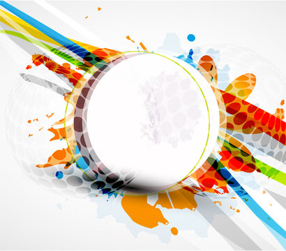 Vector abstract colorful background