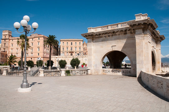 Sardinia, Italy: Cagliari: S. Remy Rampart