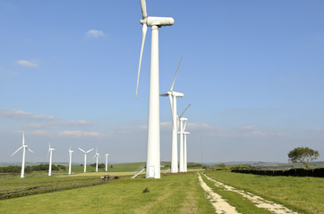 Fototapeta na wymiar Wind Farm Yorkshire