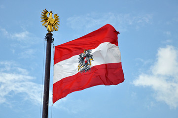 Naklejka premium Flaga Austrii