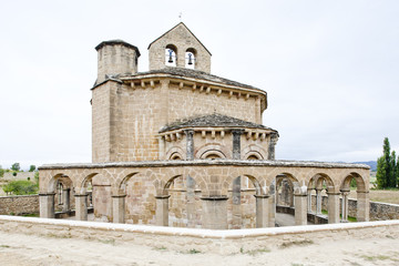 Fototapeta na wymiar Church of Saint Mary of Eunate, Way of St.James, Spain