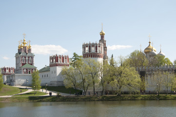 Fototapeta na wymiar novodevichiy monastery