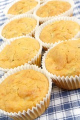 savory muffins with vegatables and turkey